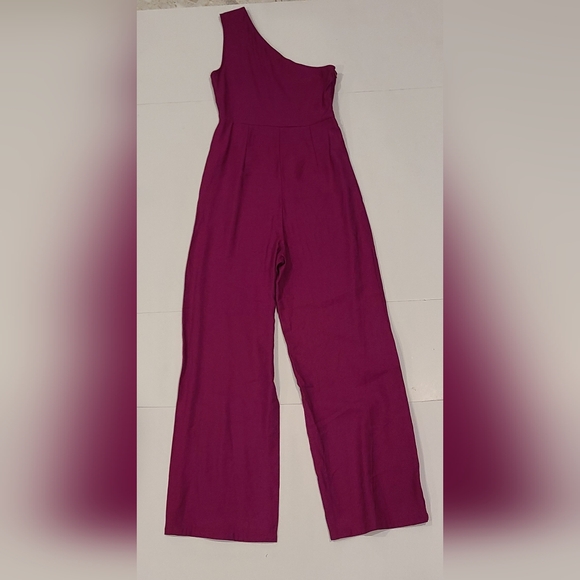 NWOT Shein 1 shoulder jumpsuit - Picture 1 of 3